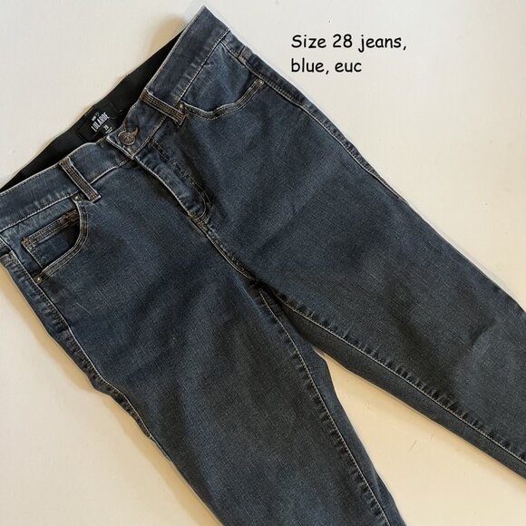 Size 28 Lularoe jeans, blue with no distressing (176) - Picture 1 of 3